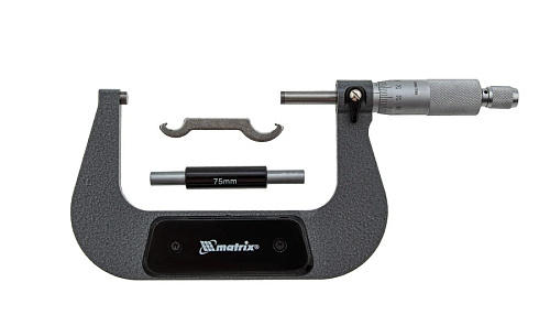 Микрометр гладкий МК 50-75 мм (0,01 мм) Matrix Микрометр гладкий МК 50-75 мм (0,01 мм) Matrix