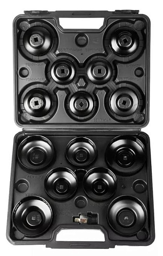 Набор чашек для съема масляных фильтров 15 предм. SpecX Набор чашек для съема масляных фильтров 15 предм. SpecX