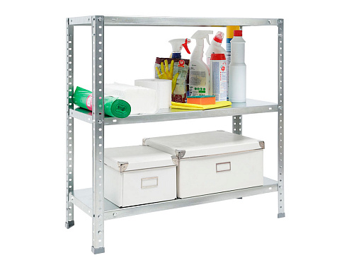 Стеллаж металлический ES 75KD/75x30/3 оцинкованный Стеллаж металлический ES 75KD/75x30/3 оцинкованный