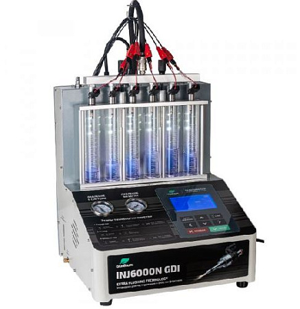 Стенд для тестирования и ультразвуковой очистки форсунок (для 6 форсунок) GrunBaum INJ6000N GDI Стенд для тестирования и ультразвуковой очистки форсунок (для 6 форсунок) GrunBaum INJ6000N GDI