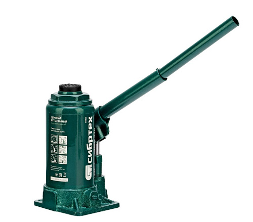 Домкрат бутылочный 10 т 190-370 мм Сибртех Домкрат бутылочный 10 т 190-370 мм Сибртех