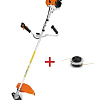 Бензотриммер (мотокоса) STIHL FS 120, DM 250-3, двойной ремень +головка AutoCut 27-2 Бензотриммер (мотокоса) STIHL FS 120, DM 250-3, двойной ремень +головка AutoCut 27-2