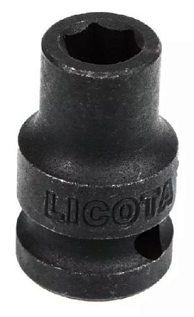 Головка торцевая ударная 1/2" 12 мм, 6 гр., CrMo Licota Головка торцевая ударная 1/2" 12 мм, 6 гр., CrMo Licota