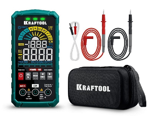 Мультиметр цифровой смарт KRAFTOOL KMS-10 Мультиметр цифровой смарт KRAFTOOL KMS-10