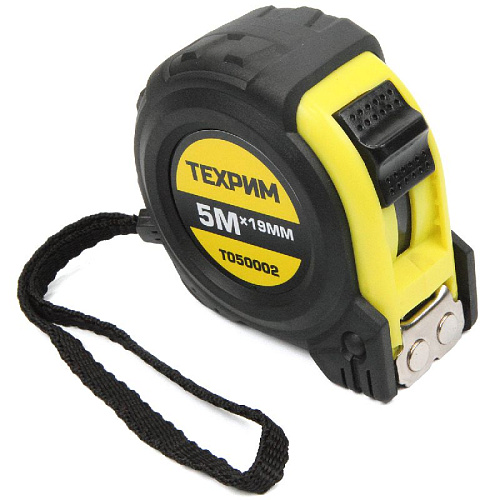 Рулетка 5 м*19 мм магнитный наконечник ТЕХРИМ Рулетка 5 м*19 мм магнитный наконечник ТЕХРИМ
