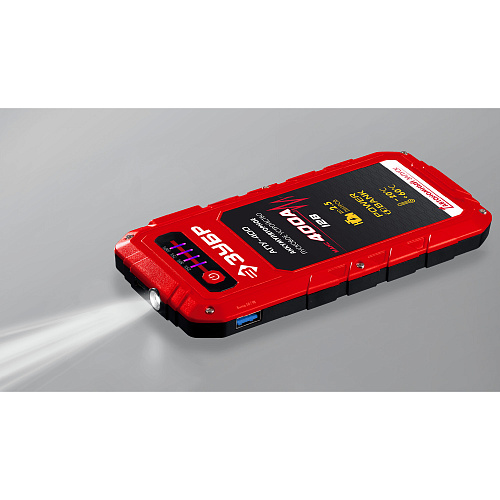 Пусковое устройство аккумуляторное 12 В, 400 A ЗУБР АПУ-400 Пусковое устройство аккумуляторное 12 В, 400 A ЗУБР АПУ-400