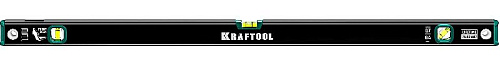 Уровень 1000 мм, 3 глазка, точность 0,4 мм/м KRAFTOOL Уровень 1000 мм, 3 глазка, точность 0,4 мм/м KRAFTOOL