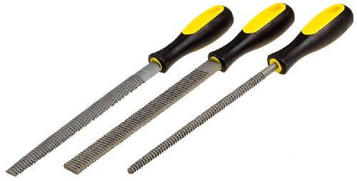 Набор рашпилей 200 мм (3 предм) STAYER Набор рашпилей 200 мм (3 предм) STAYER