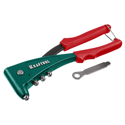 Заклепочник 2,4-4,8 мм с функцией FIX (удержание заклепки) в кейсе KRAFTOOL X-5F Заклепочник 2,4-4,8 мм с функцией FIX (удержание заклепки) в кейсе KRAFTOOL X-5F