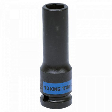 Головка торцевая ударная глубокая 1/2" 13 мм, 6 гр. KING TONY Головка торцевая ударная глубокая 1/2" 13 мм, 6 гр. KING TONY