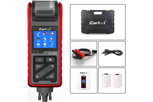 Тестер АКБ автомобилей 6/12/24V ICARTOOL IC-600 Тестер АКБ автомобилей 6/12/24V ICARTOOL IC-600
