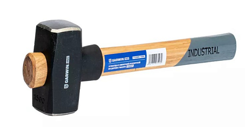 Кувалда 1,5 кг с деревянной обратной рукояткой (гикори) GARWIN Кувалда 1,5 кг с деревянной обратной рукояткой (гикори) GARWIN