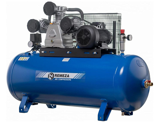 Компрессор масляный ременной 270 л, 5,5 кВт, 950 л/мин, 10 бар, 380 В Remeza СБ 4/Ф-270.LB 75 Компрессор масляный ременной 270 л, 5,5 кВт, 950 л/мин, 10 бар, 380 В Remeza СБ 4/Ф-270.LB 75