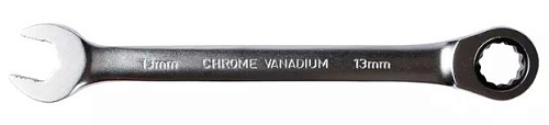 Ключ комбинированный трещоточный 13 мм 100 зубьев CrV Licota Ключ комбинированный трещоточный 13 мм 100 зубьев CrV Licota
