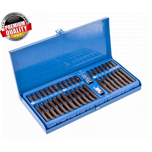 Набор бит 40 предм. (НEX, Т(TX), SPLINE-М) HOEGERT Набор бит 40 предм. (НEX, Т(TX), SPLINE-М) HOEGERT