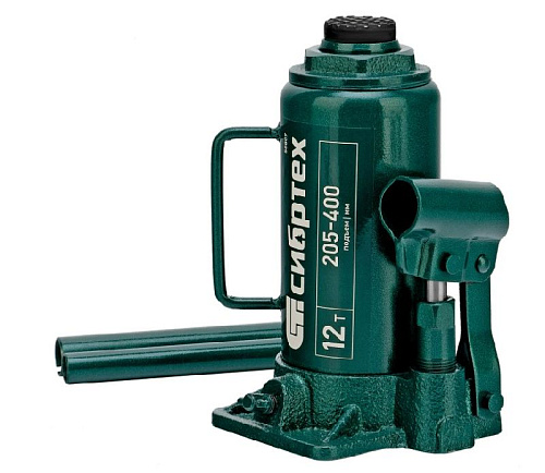 Домкрат бутылочный 12 т 205-400 мм Сибртех Домкрат бутылочный 12 т 205-400 мм Сибртех