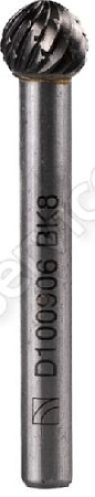 Борфреза сферическая D100906 ВК8 Борфреза сферическая D100906 ВК8