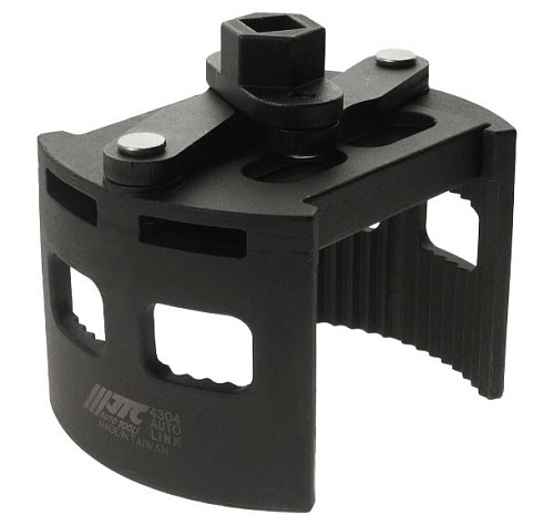 Съемник масляных фильтров двухпозиционный 104-150 мм, 1/2", ключ 24 мм JTC Съемник масляных фильтров двухпозиционный 104-150 мм, 1/2", ключ 24 мм JTC