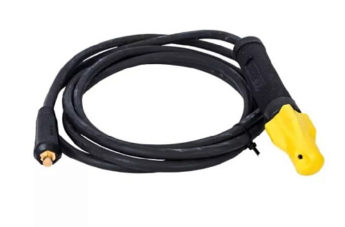 Кабели сварочные 300 А, длина 5 м, вилка 10-25, электрододержатель, клемма ТЕХРИМ Экстра Кабели сварочные 300 А, длина 5 м, вилка 10-25, электрододержатель, клемма ТЕХРИМ Экстра