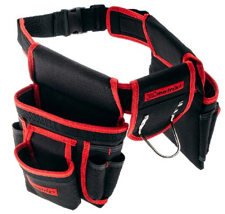 Пояс для инструмента 20 карманов + держатель для молотка Matrix Пояс для инструмента 20 карманов + держатель для молотка Matrix