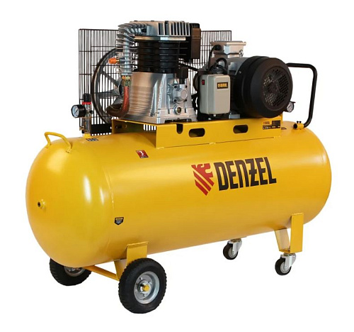 Компрессор масляный ременной 270 л, 5,5 кВт, 850 л/мин, 10 бар, 380 В Denzel BCI5500-T/270 Компрессор масляный ременной 270 л, 5,5 кВт, 850 л/мин, 10 бар, 380 В Denzel BCI5500-T/270