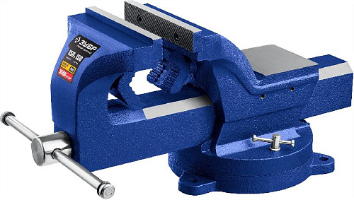 Тиски слесарные 150 мм поворотные, чугун с добавлением шаровидного графита ЗУБР ПРОФЕССИОНАЛ Тиски слесарные 150 мм поворотные, чугун с добавлением шаровидного графита ЗУБР ПРОФЕССИОНАЛ