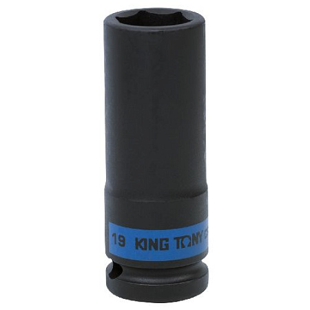 Головка торцевая ударная глубокая 1/2" 19 мм, 6 гр. KING TONY 443519M Головка торцевая ударная глубокая 1/2" 19 мм, 6 гр. KING TONY 443519M