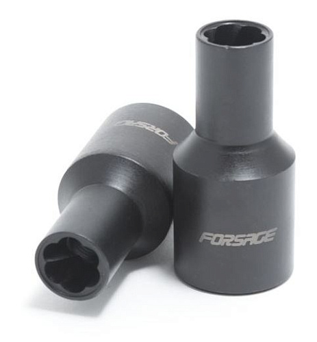 Головка-экстрактор для поврежденных болтов и гаек 13 мм 1/2" Forsage F-90613 Головка-экстрактор для поврежденных болтов и гаек 13 мм 1/2" Forsage F-90613