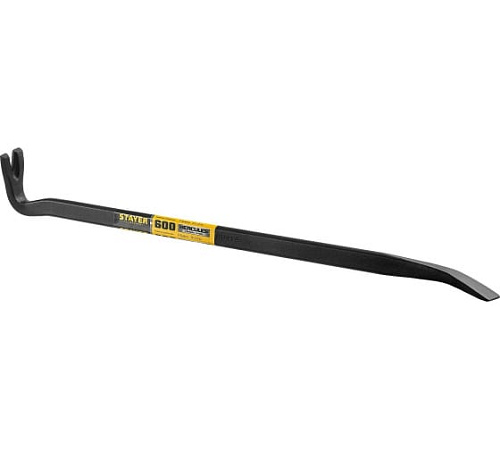Гвоздодер 600*22*12 мм усиленный, кованый, прямоугольный профиль STAYER Гвоздодер 600*22*12 мм усиленный, кованый, прямоугольный профиль STAYER