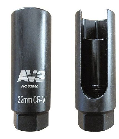 Головка для кислородного датчика 22*90 мм, 3/8" AVS HOS3880 Головка для кислородного датчика 22*90 мм, 3/8" AVS HOS3880