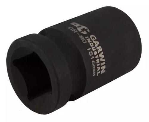 Головка торцевая ударная 1/2" 24 мм, 6 гр. GARWIN Головка торцевая ударная 1/2" 24 мм, 6 гр. GARWIN
