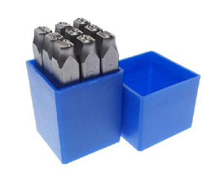 Клейма цифровые № 4 (HRC 60+-2° DIN 1451) JTC Клейма цифровые № 4 (HRC 60+-2° DIN 1451) JTC