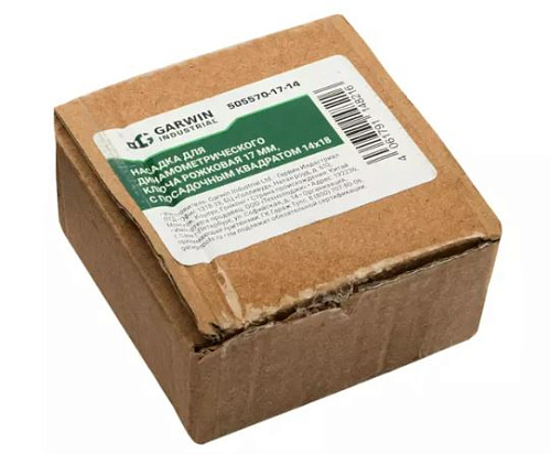 Насадка для ключа динамометрического рожковая 17 мм, 14*18 мм GARWIN Насадка для ключа динамометрического рожковая 17 мм, 14*18 мм GARWIN