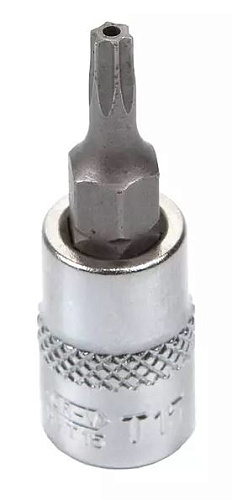 Головка торцевая со вставкой torx с отверстием 1/4" T20H, 37 мм Licota Головка торцевая со вставкой torx с отверстием 1/4" T20H, 37 мм Licota