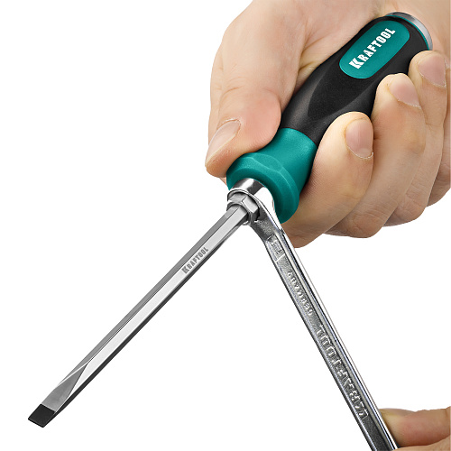 Набор отверток ударных 6 шт в пластиковом ложементе KRAFTOOL IMPACT Набор отверток ударных 6 шт в пластиковом ложементе KRAFTOOL IMPACT