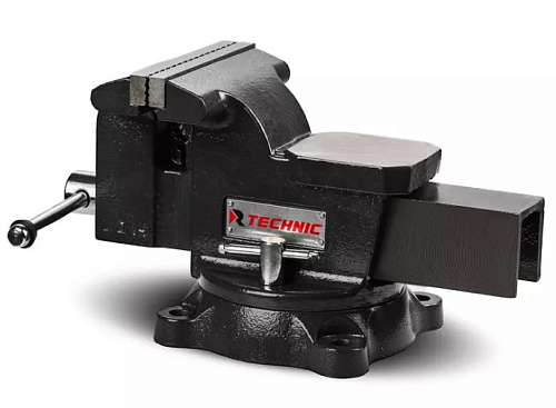 Тиски слесарные 150 мм усиленные, поворотные RUNTEC TECHNIC Тиски слесарные 150 мм усиленные, поворотные RUNTEC TECHNIC