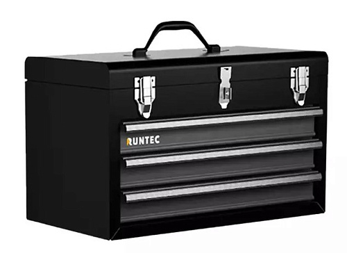 Ящик для инструмента металлический 450х240х270 мм 3+1 RUNTEC Ящик для инструмента металлический 450х240х270 мм 3+1 RUNTEC