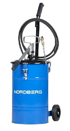 Нагнетатель смазки ручной 25 л NORDBERG N5025 Нагнетатель смазки ручной 25 л NORDBERG N5025