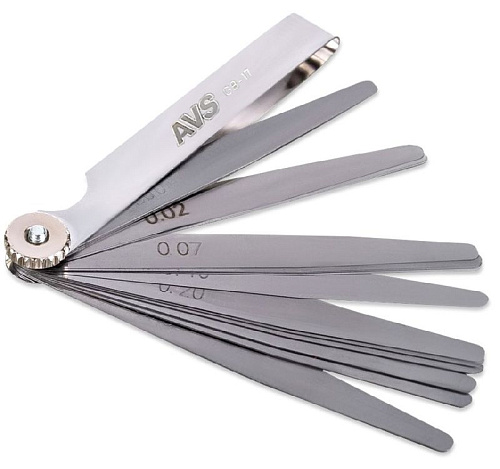 Набор щупов 0,02-0,50 мм (17 шт) 100 мм AVS GB-17 Набор щупов 0,02-0,50 мм (17 шт) 100 мм AVS GB-17