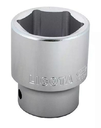 Головка торцевая 3/4" 36 мм, 6 гр., CrV Licota Головка торцевая 3/4" 36 мм, 6 гр., CrV Licota