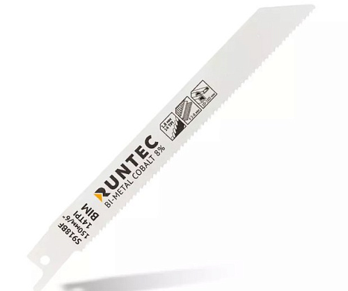 Полотно для сабельной пилы по металлу 150*1,8 мм, S 918 BF BIM (5 шт) RUNTEC Полотно для сабельной пилы по металлу 150*1,8 мм, S 918 BF BIM (5 шт) RUNTEC
