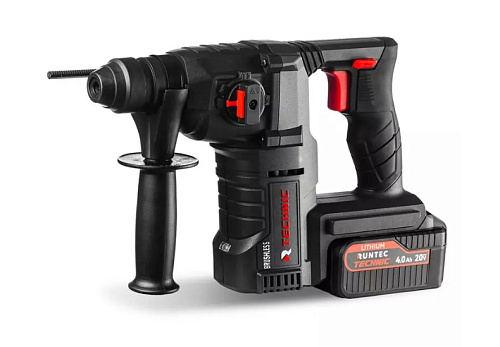 Перфоратор аккумуляторный 2,5 Дж, 20 В, sds-plus, 900 Вт, бесщеточный двиг RUNTEC TECHNIC Перфоратор аккумуляторный 2,5 Дж, 20 В, sds-plus, 900 Вт, бесщеточный двиг RUNTEC TECHNIC