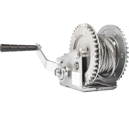 Лебедка ручная барабанная тросовая 0,5 т, 10 м TOR ЛН-1200 (LHW) Лебедка ручная барабанная тросовая 0,5 т, 10 м TOR ЛН-1200 (LHW)