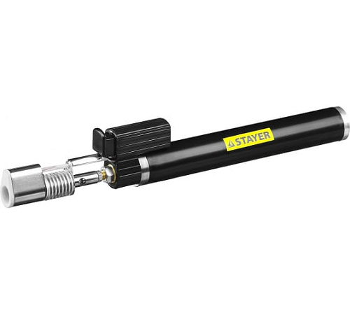 Паяльник газовый 45 Вт, 1200°С горелка, фен, пьезоподжиг, набор 5 в 1 STAYER Professional Паяльник газовый 45 Вт, 1200°С горелка, фен, пьезоподжиг, набор 5 в 1 STAYER Professional