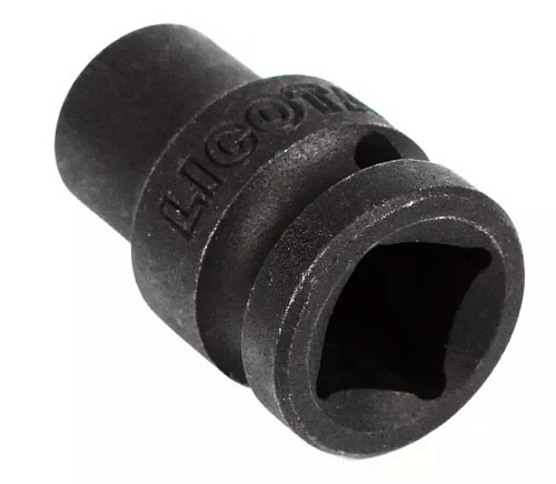 Головка торцевая ударная 1/2" 12 мм, 6 гр., CrMo Licota Головка торцевая ударная 1/2" 12 мм, 6 гр., CrMo Licota