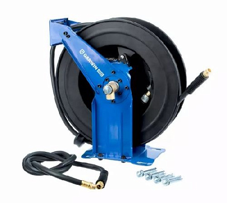 Катушка для воздуха (воды) со шлангом d 10 мм, длина 15 м, 3/8" GARWIN Катушка для воздуха (воды) со шлангом d 10 мм, длина 15 м, 3/8" GARWIN