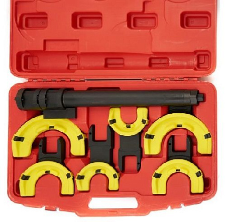 Стяжка пружин Макферсон 80-195 мм 7 предм. ROSSVIK Стяжка пружин Макферсон 80-195 мм 7 предм. ROSSVIK