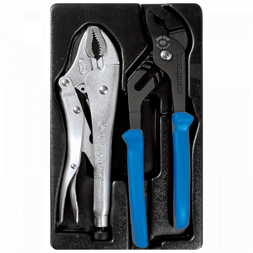 Набор инструмента: переставные клещи, разводной ключ 2 пр в ложементе KING TONY Набор инструмента: переставные клещи, разводной ключ 2 пр в ложементе KING TONY