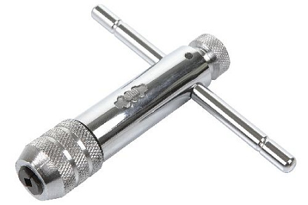 Вороток для метчиков Т-образный М5-М12 (7/32"-3/4") с трещоткой 100 мм DIN1814 Garwin Вороток для метчиков Т-образный М5-М12 (7/32"-3/4") с трещоткой 100 мм DIN1814 Garwin