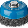 Щетка чашечная 150 мм/М14 для УШМ витая стальная проволока 0,3 мм ЗУБР Щетка чашечная 150 мм/М14 для УШМ витая стальная проволока 0,3 мм ЗУБР